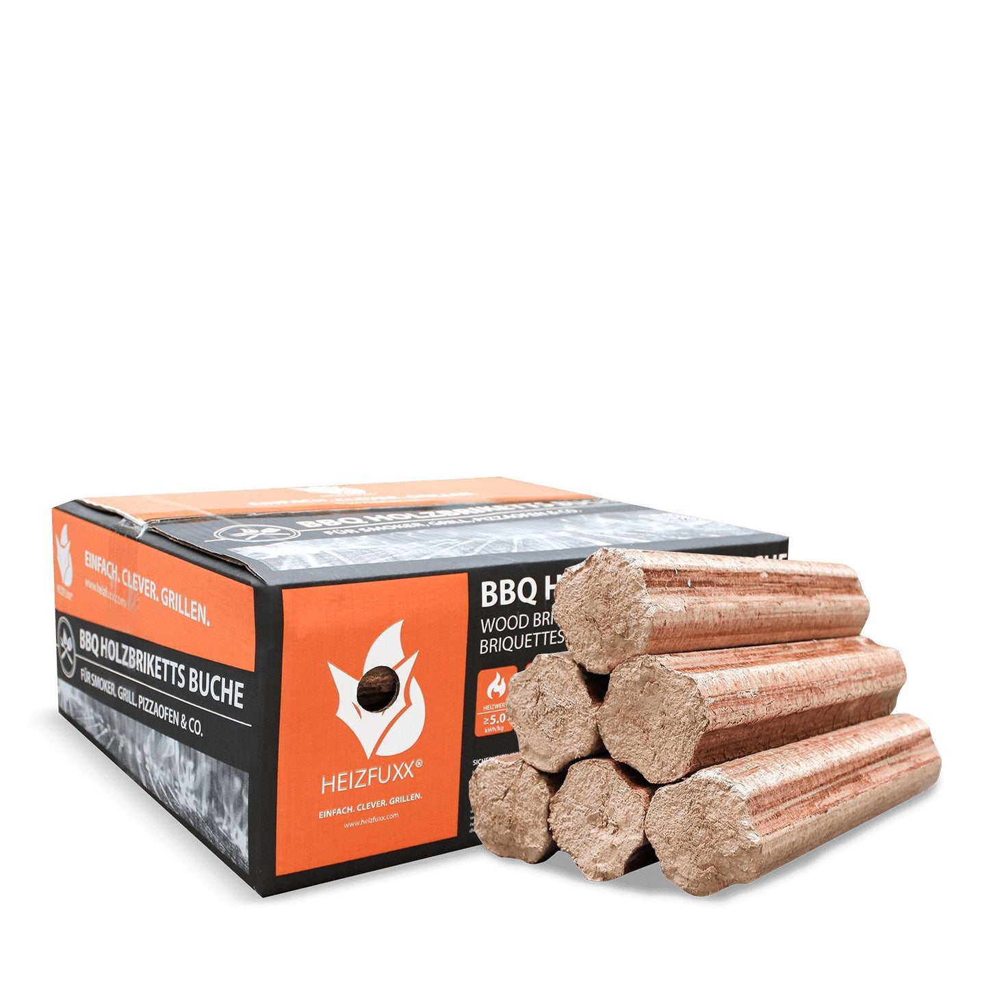 Großartig BBQ-Buchenholzbriketts 18kg x 54 Gebinde Palette