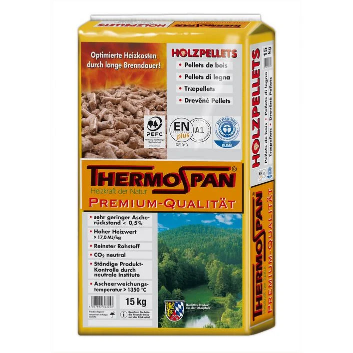 Thermospan Holzpellets 66 x 15 kg