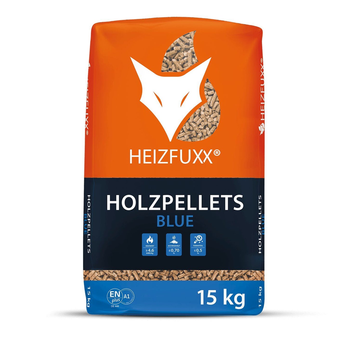 Heizfuxx Holzpellets Blue 15kg x 65 Sack Palette