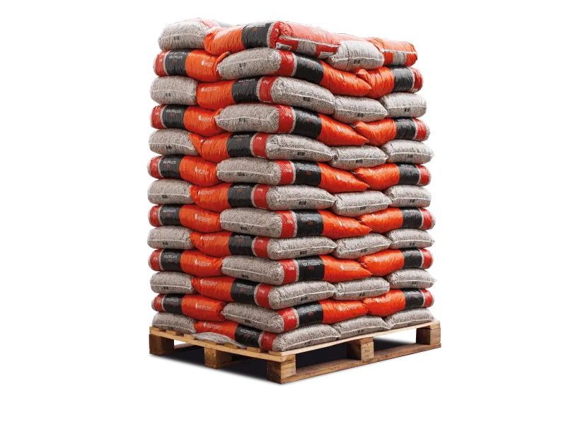 Heizfuxx Holzpellets Red 15kg x 65 Sack Palette